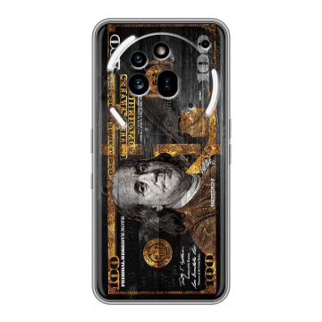 Силиконовый чехол на Nothing Phone (3a) Pro с принтом Доллар деньги
