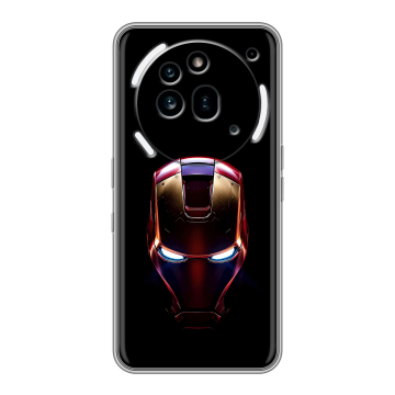Силиконовый чехол на Nothing Phone (3a) Pro с принтом IronMan Железный человек Силиконовый чехол на Nothing Phone (3a) Pro с принтом IronMan Железный человек