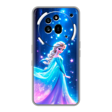 Силиконовый чехол на Nothing Phone (3a) Pro с принтом Холодное сердце Frozen Силиконовый чехол на Nothing Phone (3a) Pro с принтом Холодное сердце Frozen