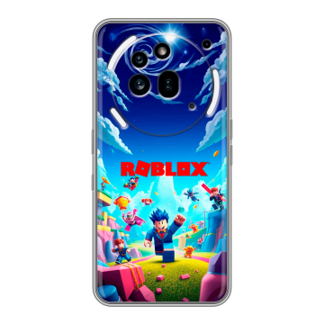 Силиконовый чехол на Nothing Phone (3a) Pro с принтом Roblox Роблокс Силиконовый чехол на Nothing Phone (3a) Pro с принтом Roblox Роблокс
