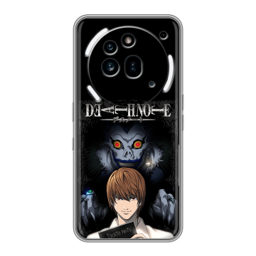 Силиконовый чехол на Nothing Phone (3a) Pro с принтом Death note Тетрадь смерти