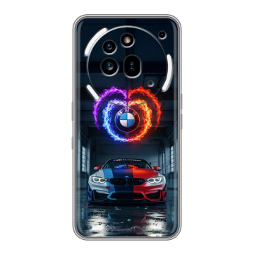 Силиконовый чехол на Nothing Phone (3a) Pro с принтом BMW БМВ