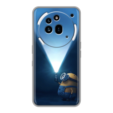Силиконовый чехол на Nothing Phone (3a) Pro с принтом Миньоны Силиконовый чехол на Nothing Phone (3a) Pro с принтом Миньоны