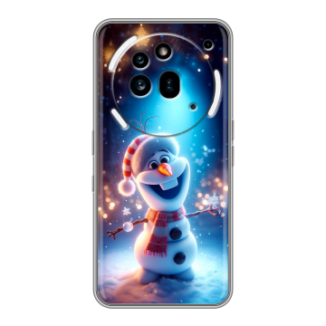 Силиконовый чехол на Nothing Phone (3a) Pro с принтом Новый год