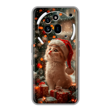 Силиконовый чехол на Nothing Phone (3a) Pro с принтом Новый год