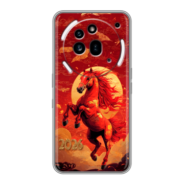 Силиконовый чехол на Nothing Phone (3a) Pro с принтом Новый год