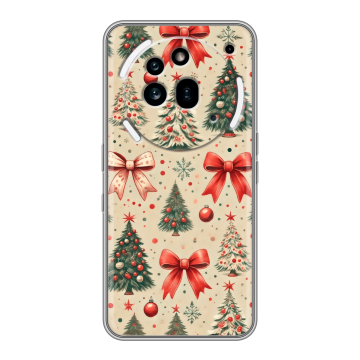Силиконовый чехол на Nothing Phone (3a) Pro с принтом Новый год
