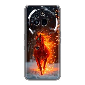 Силиконовый чехол на Nothing Phone (3a) Pro с принтом Новый год