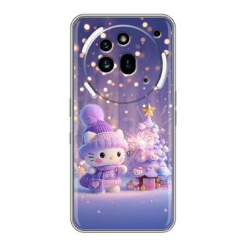 Силиконовый чехол на Nothing Phone (3a) Pro с принтом Новый год