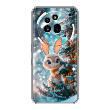 Силиконовый чехол на Nothing Phone (3a) Pro с принтом Новый год