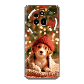 Силиконовый чехол на Nothing Phone (3a) Pro с принтом Новый год