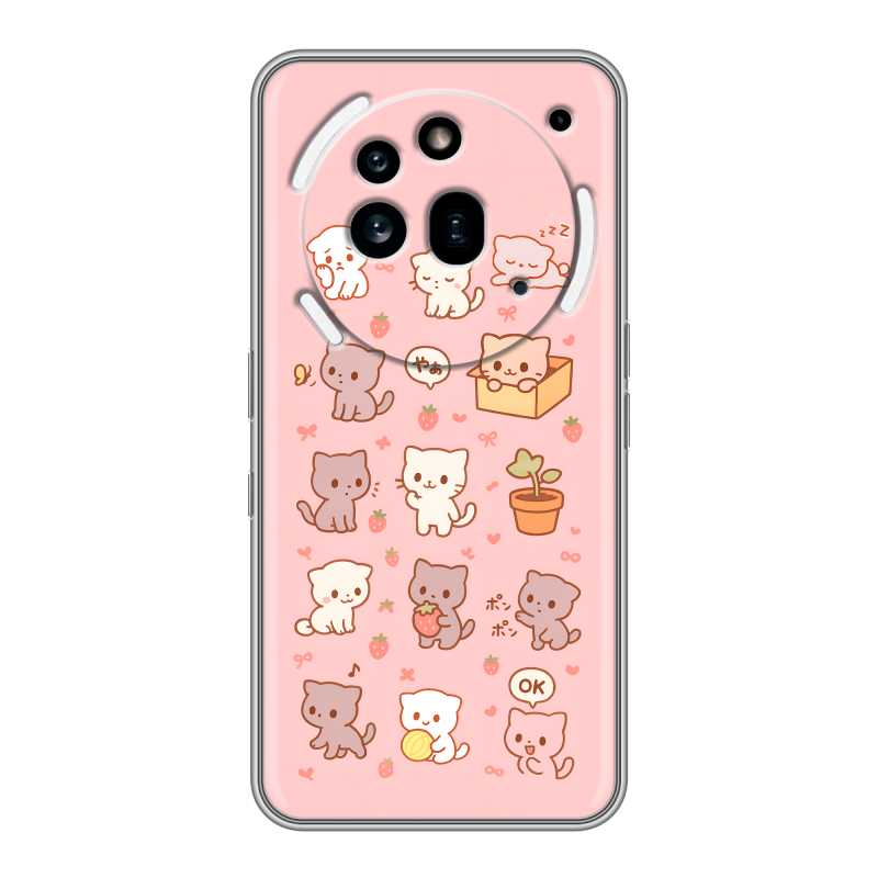 Силиконовый чехол на Nothing Phone (3a) Pro с принтом Hello Kitty Хелоу Кити Силиконовый чехол на Nothing Phone (3a) Pro с принтом Hello Kitty Хелоу Кити