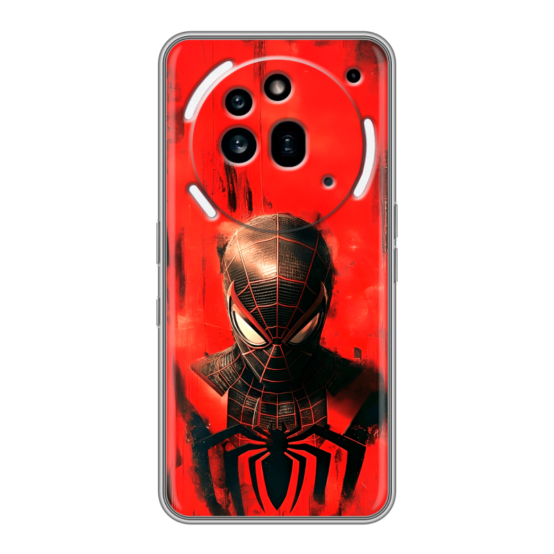 Силиконовый чехол на Nothing Phone (3a) Pro с принтом человек паук spiderman Силиконовый чехол на Nothing Phone (3a) Pro с принтом человек паук spiderman