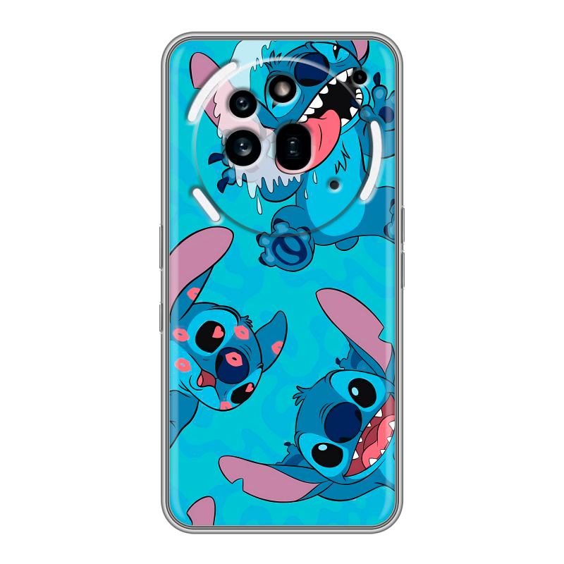 Силиконовый чехол на Nothing Phone (3a) Pro с принтом Лило и Стич Силиконовый чехол на Nothing Phone (3a) Pro с принтом Лило и Стич