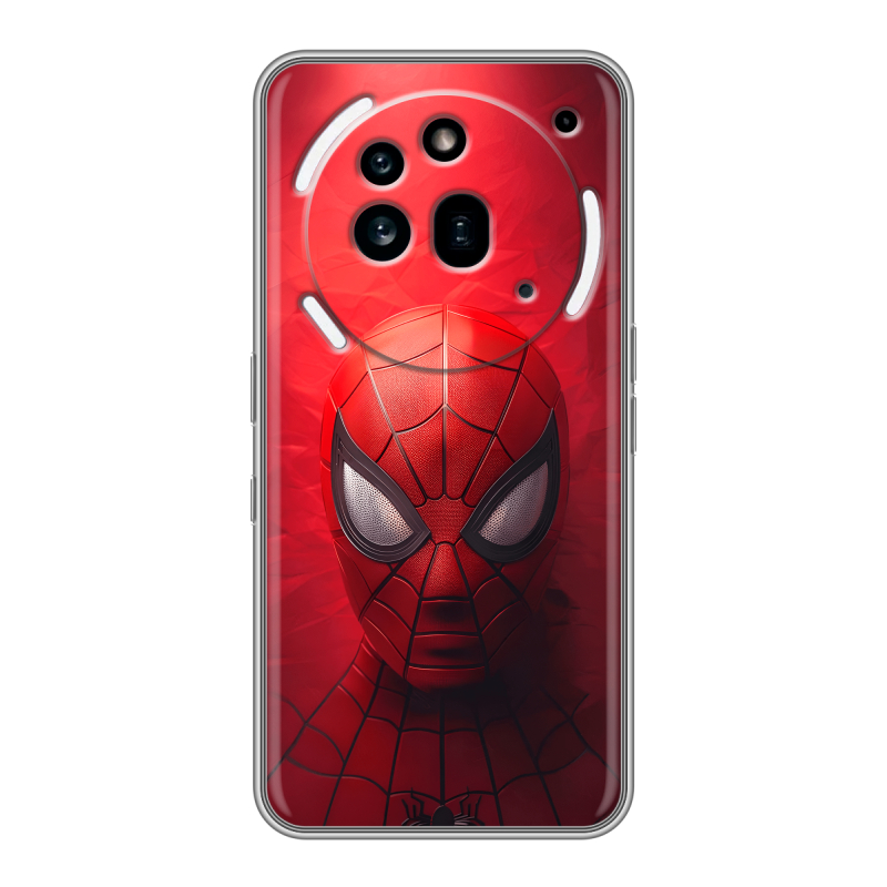 Силиконовый чехол на Nothing Phone (3a) Pro с принтом Spiderman Человек паук Силиконовый чехол на Nothing Phone (3a) Pro с принтом Spiderman Человек паук
