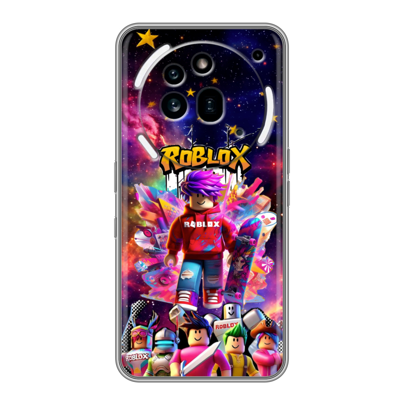 Силиконовый чехол на Nothing Phone (3a) Pro с принтом Roblox Роблокс Силиконовый чехол на Nothing Phone (3a) Pro с принтом Roblox Роблокс