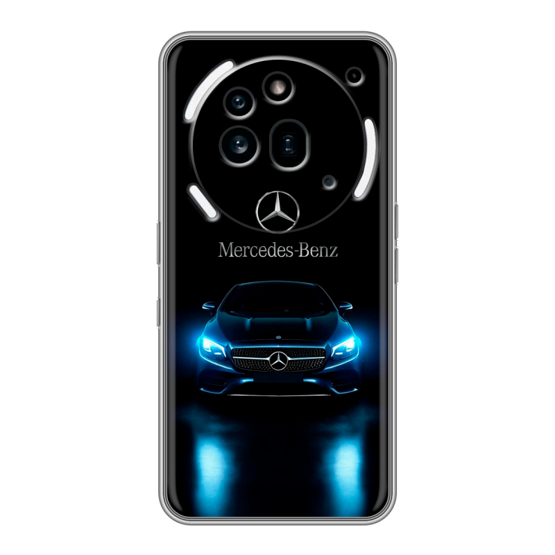 Силиконовый чехол на Nothing Phone (3a) Pro с принтом Mercedes Мерседес Силиконовый чехол на Nothing Phone (3a) Pro с принтом Mercedes Мерседес