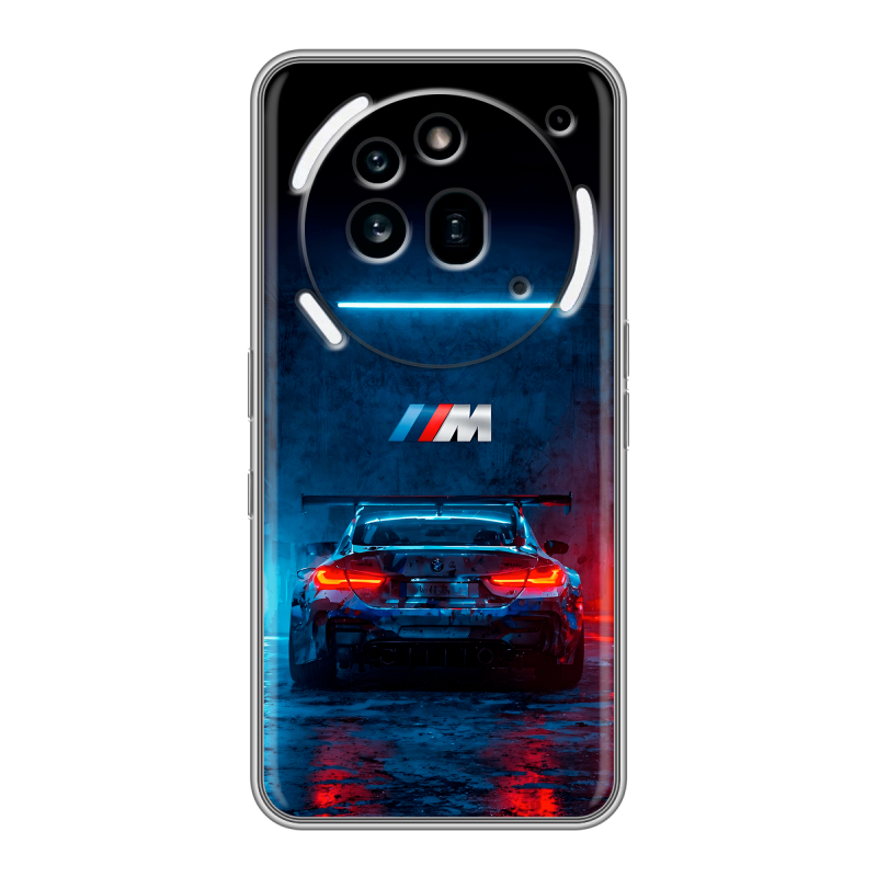 Силиконовый чехол на Nothing Phone (3a) Pro с принтом BMW БМВ Силиконовый чехол на Nothing Phone (3a) Pro с принтом BMW БМВ