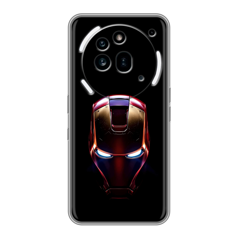 Силиконовый чехол на Nothing Phone (3a) Pro с принтом IronMan Железный человек Силиконовый чехол на Nothing Phone (3a) Pro с принтом IronMan Железный человек