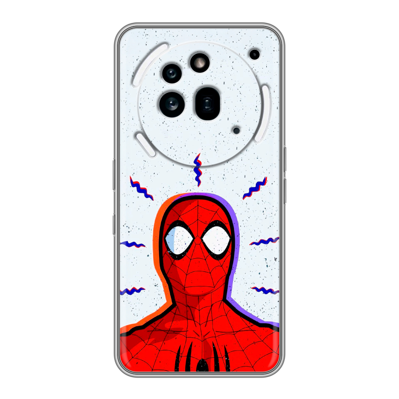 Силиконовый чехол на Nothing Phone (3a) Pro с принтом Spiderman Человек паук Силиконовый чехол на Nothing Phone (3a) Pro с принтом Spiderman Человек паук