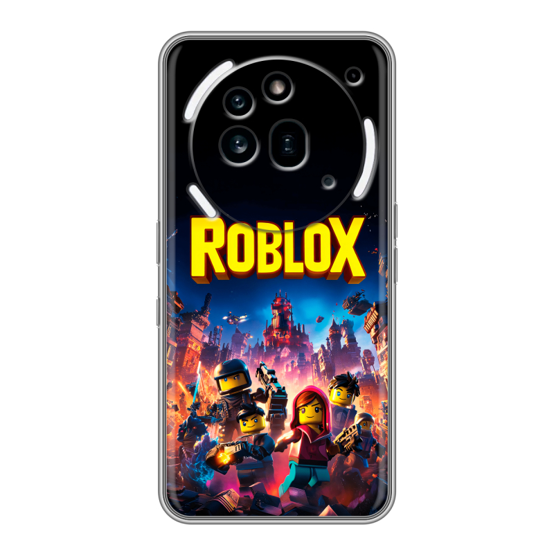 Силиконовый чехол на Nothing Phone (3a) Pro с принтом Roblox Роблокс Силиконовый чехол на Nothing Phone (3a) Pro с принтом Roblox Роблокс