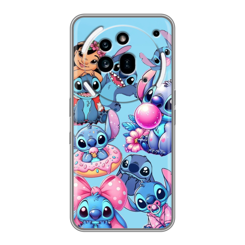 Силиконовый чехол на Nothing Phone (3a) Pro с принтом Лило и Стич Силиконовый чехол на Nothing Phone (3a) Pro с принтом Лило и Стич