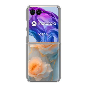 Пластиковый чехол на Motorola Razr 50 Ultra с принтом Женский