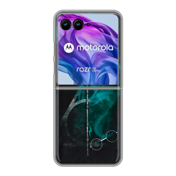Пластиковый чехол на Motorola Razr 50 Ultra с принтом Гарри Поттер Harry Potter