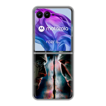 Пластиковый чехол на Motorola Razr 50 Ultra с принтом Гарри Поттер Harry Potter Пластиковый чехол на Motorola Razr 50 Ultra с принтом Гарри Поттер Harry Potter