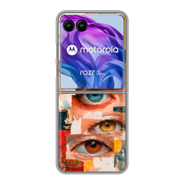 Пластиковый чехол на Motorola Razr 50 Ultra с принтом Модный принт Пластиковый чехол на Motorola Razr 50 Ultra с принтом Модный принт