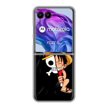 Пластиковый чехол на Motorola Razr 50 Ultra с принтом One Piece Ван Пис Пластиковый чехол на Motorola Razr 50 Ultra с принтом One Piece Ван Пис