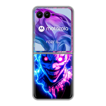 Пластиковый чехол на Motorola Razr 50 Ultra с принтом Death note Тетрадь смерти Пластиковый чехол на Motorola Razr 50 Ultra с принтом Death note Тетрадь смерти