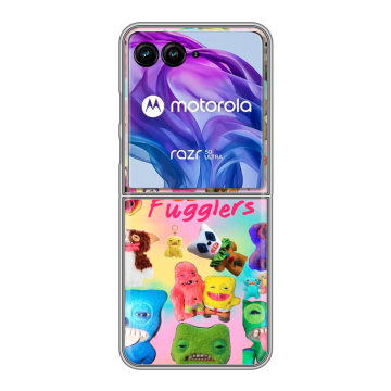 Пластиковый чехол на Motorola Razr 50 Ultra с принтом Флагер Fuggler Пластиковый чехол на Motorola Razr 50 Ultra с принтом Флагер Fuggler