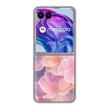 Пластиковый чехол на Motorola Razr 50 Ultra с принтом женский Пластиковый чехол на Motorola Razr 50 Ultra с принтом женский