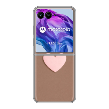 Пластиковый чехол на Motorola Razr 50 Ultra с принтом женский