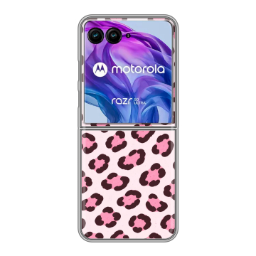 Пластиковый чехол на Motorola Razr 50 Ultra с принтом для девочек