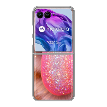 Пластиковый чехол на Motorola Razr 50 Ultra с принтом для девочек