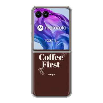 Пластиковый чехол на Motorola Razr 50 Ultra с принтом женский