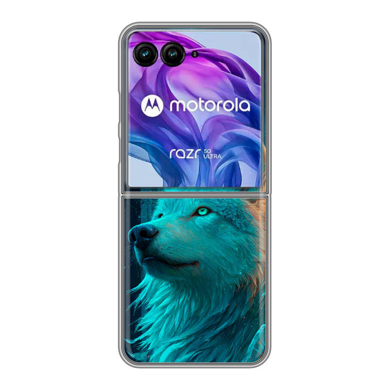 Пластиковый чехол на Motorola Razr 50 Ultra с принтом бабочки саккура Пластиковый чехол на Motorola Razr 50 Ultra с принтом бабочки саккура