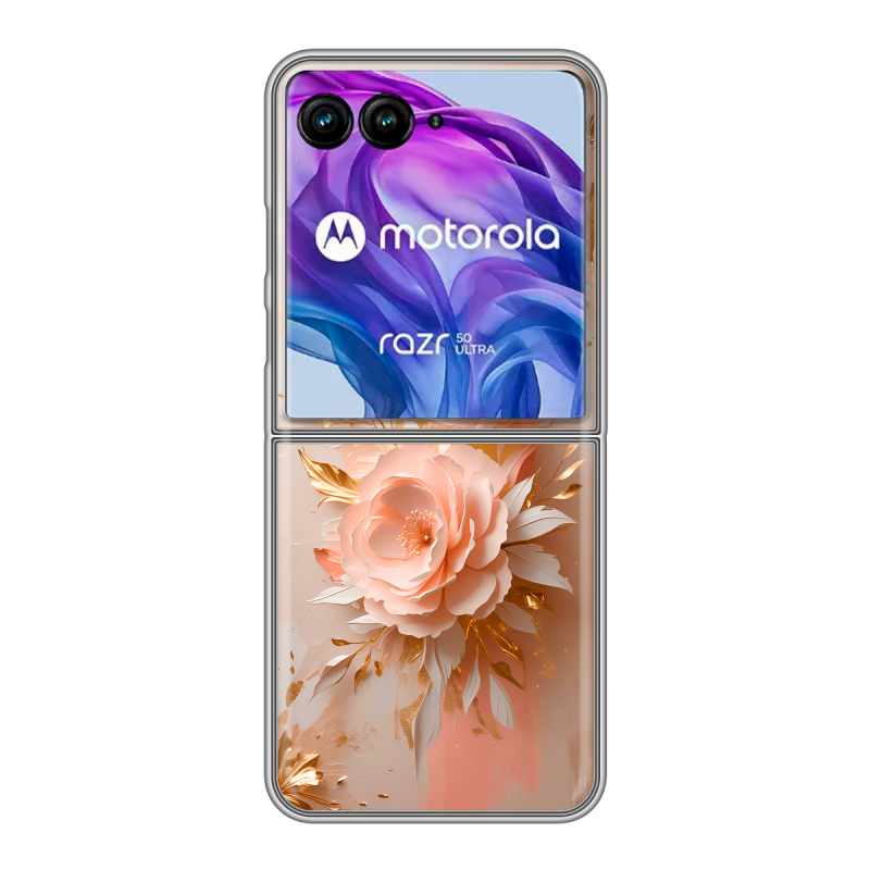 Пластиковый чехол на Motorola Razr 50 Ultra с принтом женский Пластиковый чехол на Motorola Razr 50 Ultra с принтом женский
