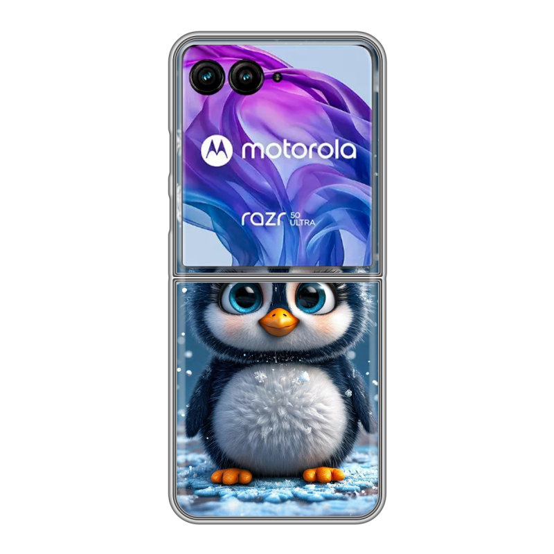 Пластиковый чехол на Motorola Razr 50 Ultra с принтом Новый год Пластиковый чехол на Motorola Razr 50 Ultra с принтом Новый год