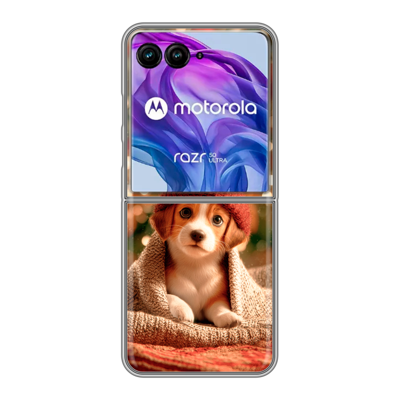 Пластиковый чехол на Motorola Razr 50 Ultra с принтом Новый год Пластиковый чехол на Motorola Razr 50 Ultra с принтом Новый год
