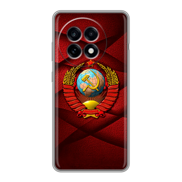 Силиконовый чехол на OnePlus 13R с принтом Герб СССР Силиконовый чехол на OnePlus 13R с принтом Герб СССР
