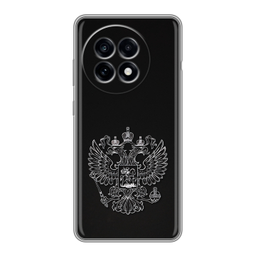 Силиконовый чехол на OnePlus 13R с принтом Герб России