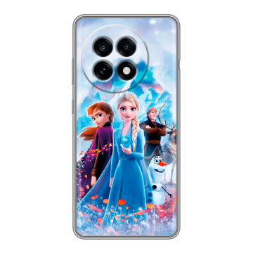 Силиконовый чехол на OnePlus 13R с принтом Холодное сердце Frozen