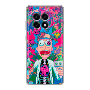 Силиконовый чехол на OnePlus 13R с принтом Рик и Морти Rick Morty