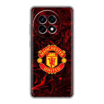 Силиконовый чехол на OnePlus 13R с принтом Manchester United Силиконовый чехол на OnePlus 13R с принтом Manchester United