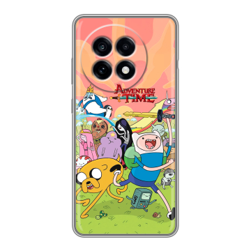 Силиконовый чехол на OnePlus 13R с принтом Adventure time Время приключений Силиконовый чехол на OnePlus 13R с принтом Adventure time Время приключений