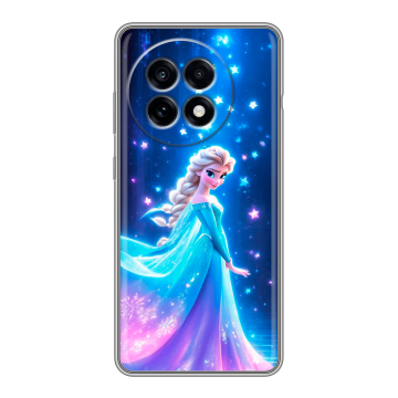 Силиконовый чехол на OnePlus 13R с принтом Холодное сердце Frozen