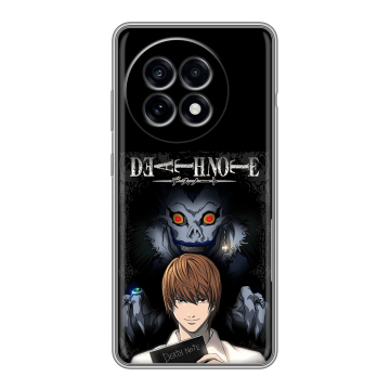 Силиконовый чехол на OnePlus 13R с принтом Death note Тетрадь смерти Силиконовый чехол на OnePlus 13R с принтом Death note Тетрадь смерти